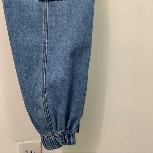 Forever 21 Size 28 Denim Cargo Joggers - Picture 9 of 11